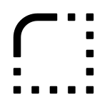 Radius Upleft SVG Icon
